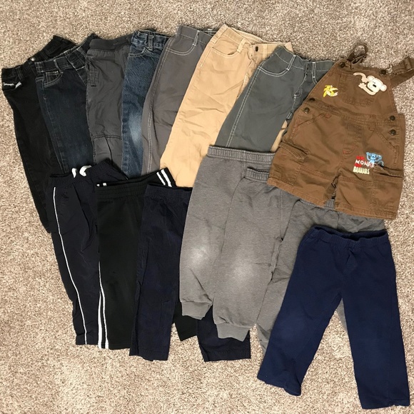 Various Other - Toddler Boys 3T Pants Bundle (14 pairs +1 FREE!)